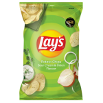 Lays Potato chips 120g - Sour Cream & Onion